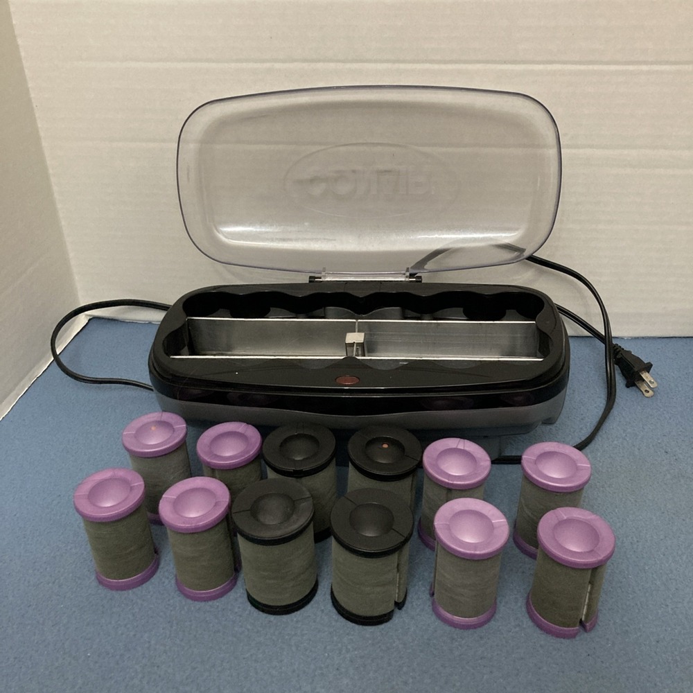 Conair Xtreme Instant Heat Jumbo CHV14JXRTR Hot Rollers w/No Clips - Tested